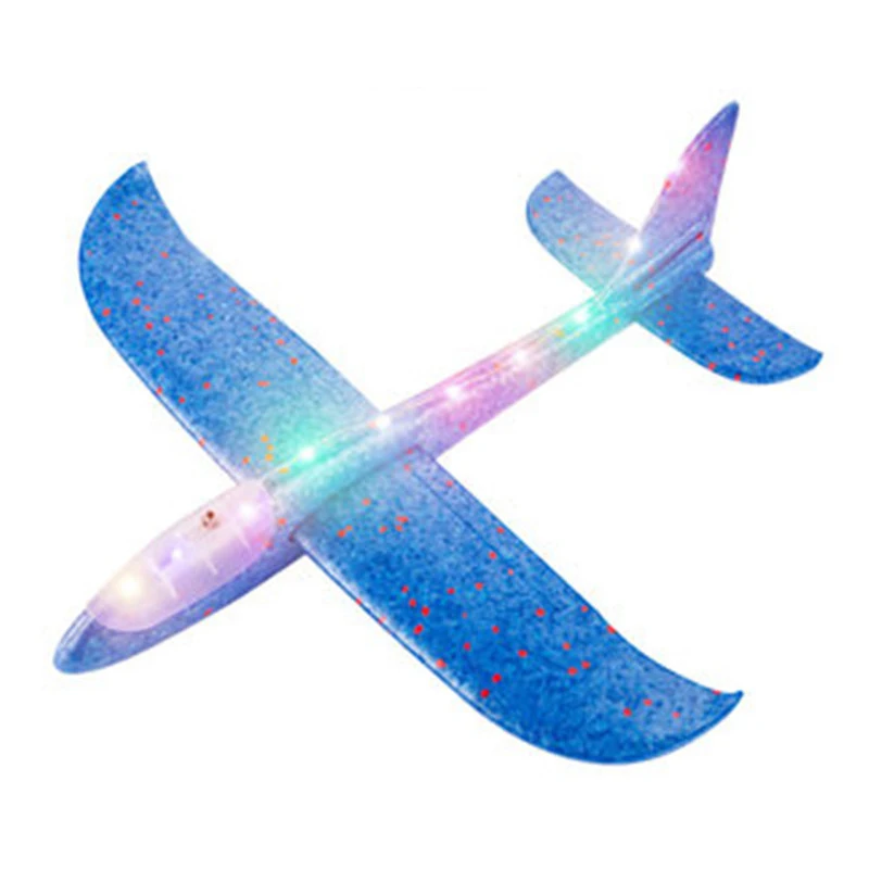 

49CM Foam Hand Throwing Airplanes Toy Flight Mode Glider Inertia Planes Model,Aircraft Planes for Kids Outdoor Sport