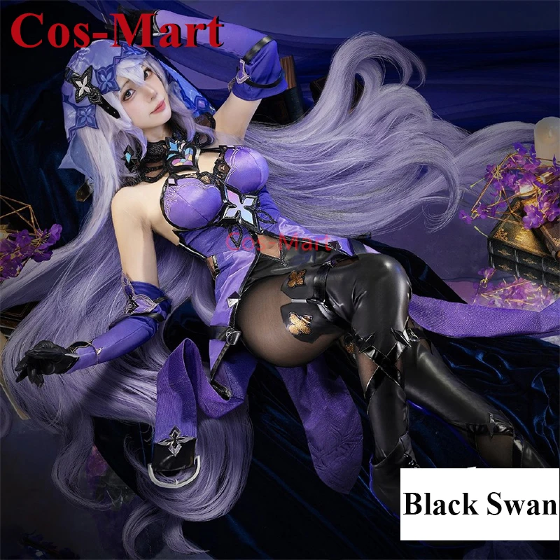 Костюм для косплея Cos-Mart Game Honkai: Star Rail Black Swan Милая Великолепная Боевая форма