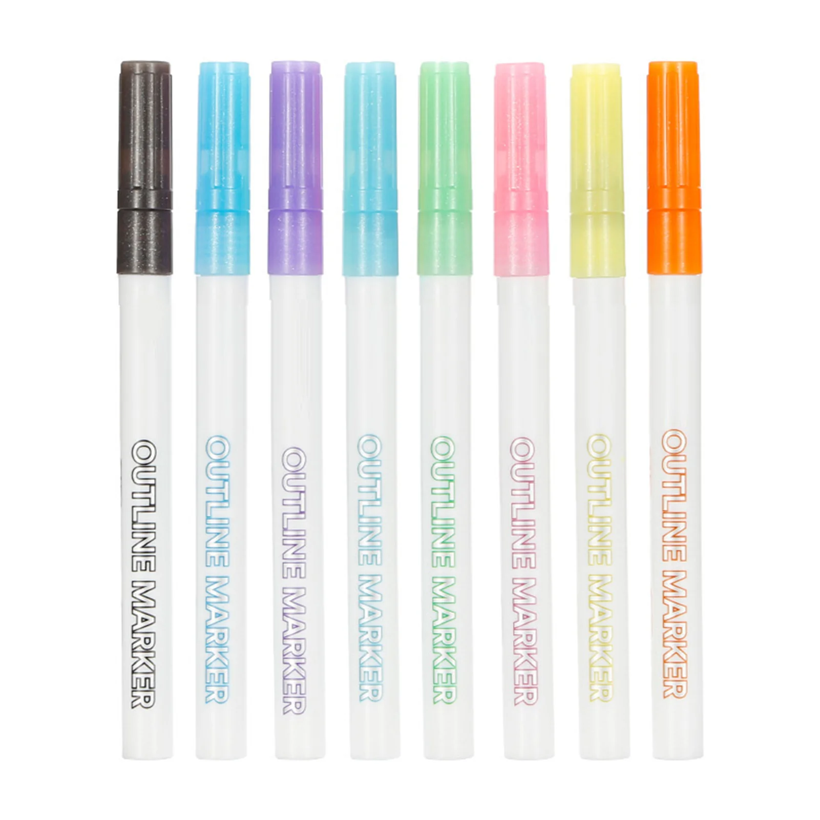 

New Hot Outline Pen Set 12 Colors Double Line Outline Pens Glitter Writing Drawing Doodle Dazzle Pen for Card DIY Art Craft
