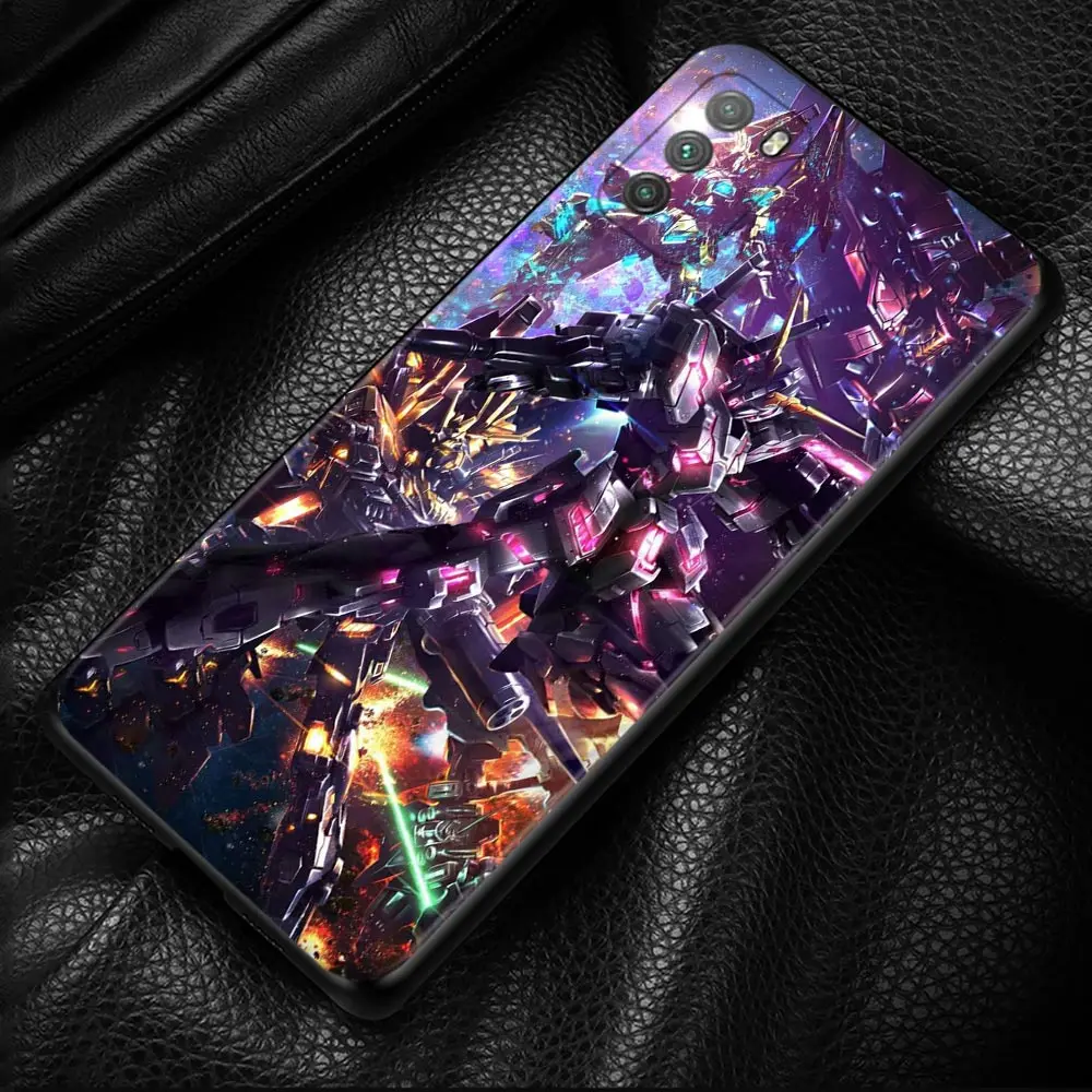 Чехол для телефона Xiaomi POCO X3 M4 M3 Pro X3GT X3NFC Mi 9T 12 10T 11 Lite 11T 12X Note 10 чехол Gundam Robot |