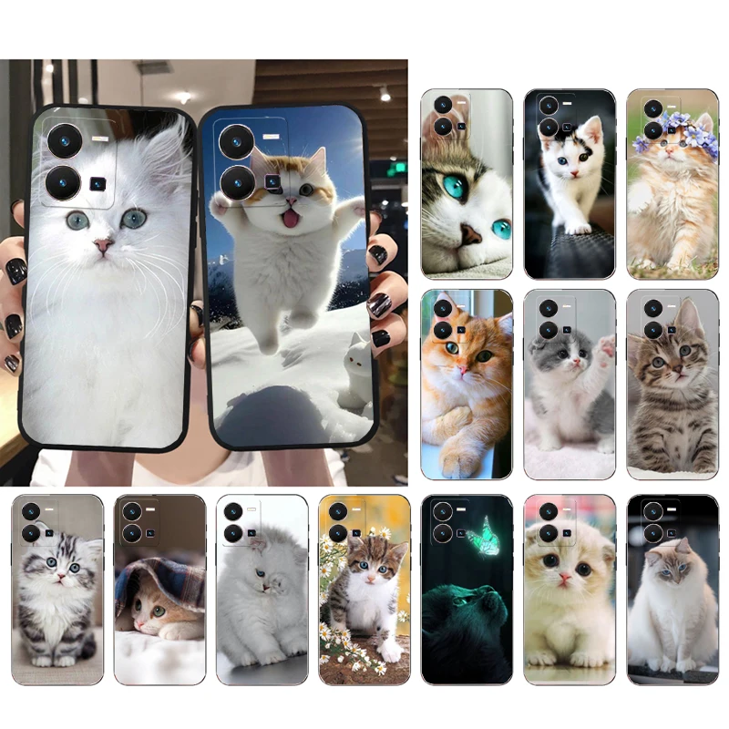 

Phone Case for VIVO Y53S Y33S Y11S Y31 Y21 Y70 Y20 Y21S Y72 Y22S Y35 Y51 Y01 V23E V21 V23 V21E Lovely Cat Case