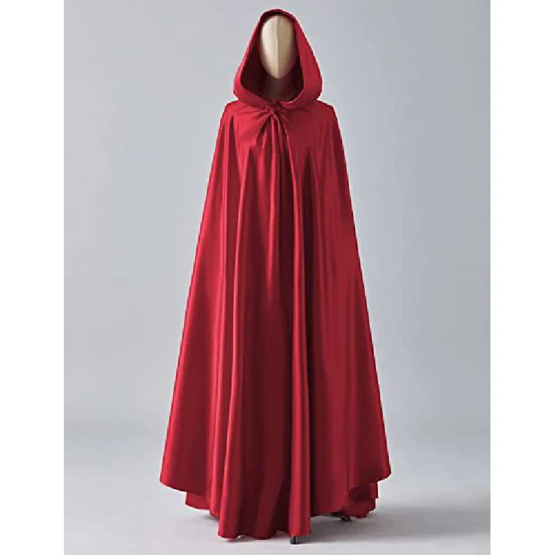 

2023 New Medieval Large Hooded Cloak Wizard Costume Halloween Stage Costume Gothic Coat Cape