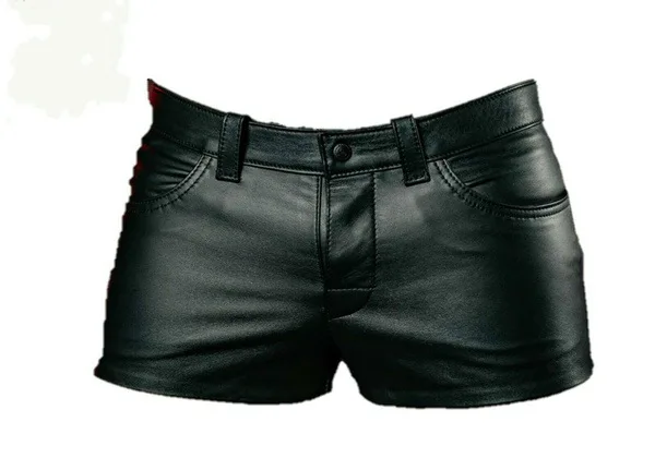 Рисунок 4 - Мужские облегающие шорты из ПУ кожи