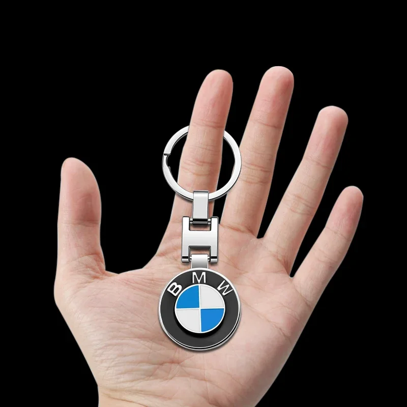 3D металлический брелок с логотипом автомобиля для ключей аксессуары интерьера BMW
