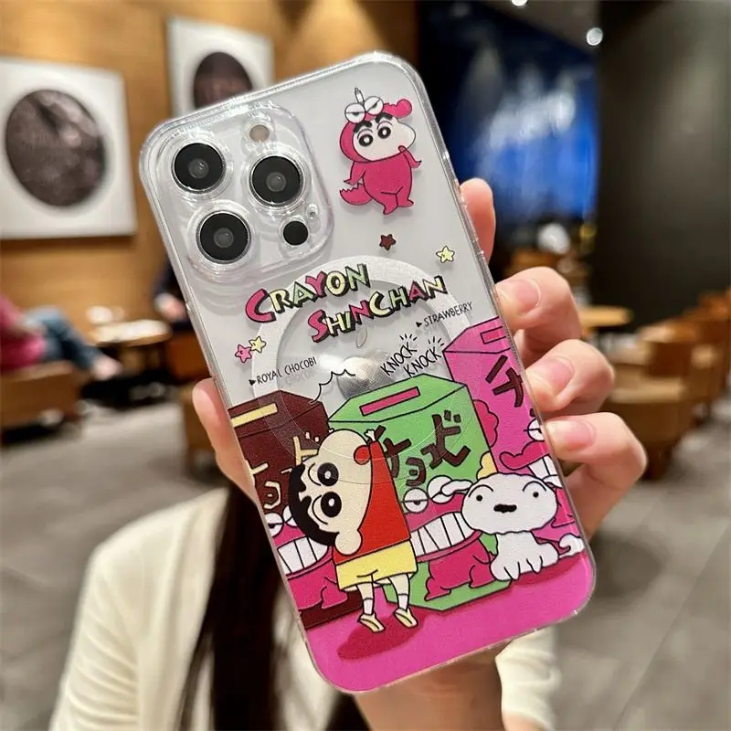 Чехол для телефона с магнитной присоской Xiaoxin iPhone 16 14 Pro Max 15 11 12 13 XR 8 7 Plus X XS SE 2020 2022
