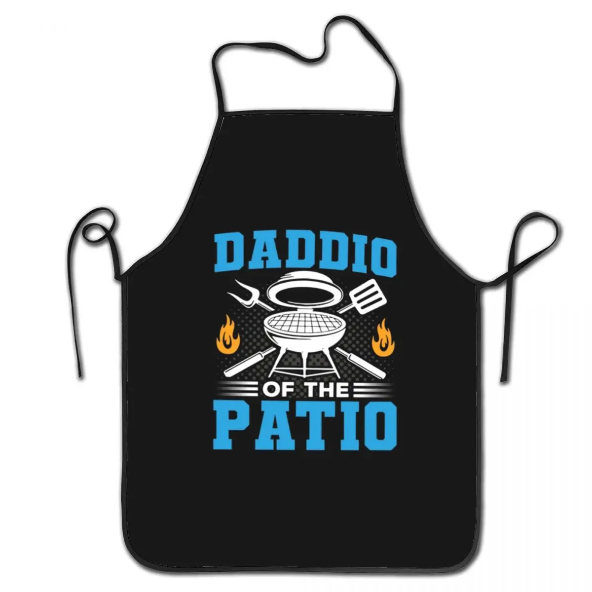 

Barbecue Daddio Of The Patio Apron Kitchen Chef Cooking Baking Bib Men Women BBQ Grilling Grill Tablier Cuisine for Painting