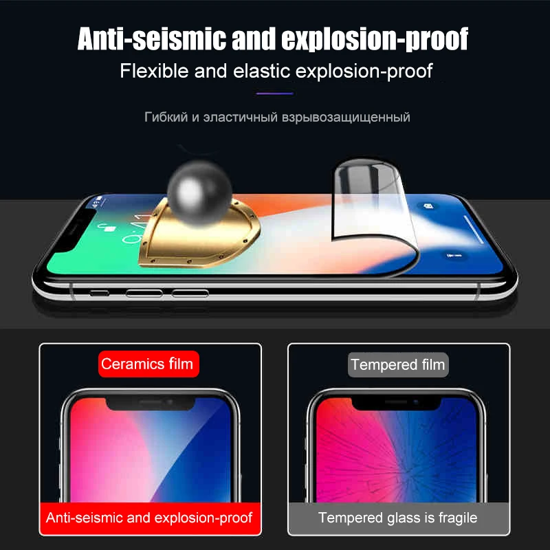 1 2pcs matte ceramic privacy screen protectors for iphone 13 11 12 pro max mini anti spy film for iphone xs max x xr 7 8 6s plus free global shipping