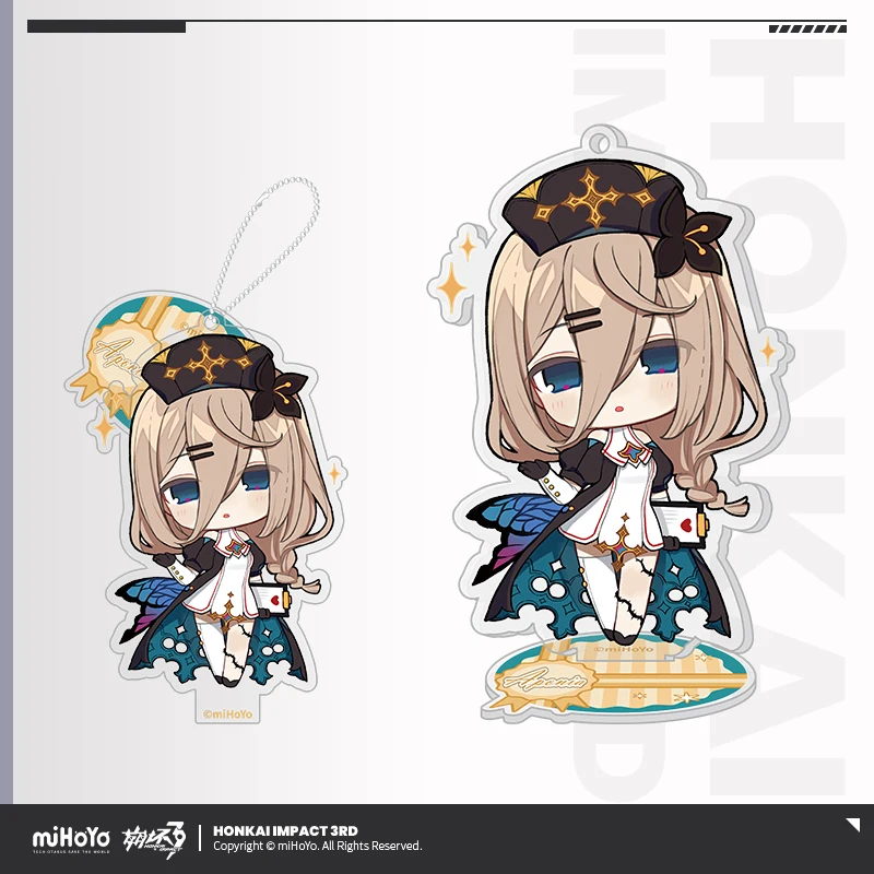 2025 Honkai Impact 3 Wishing for Light Q Version Акриловая подставка Фигурка Модель Тарелка Декор стола Подарочный кулон Elysia Aponia MiHoYo (art.: 3920cfbe610ea) - 3920cfbe610ea