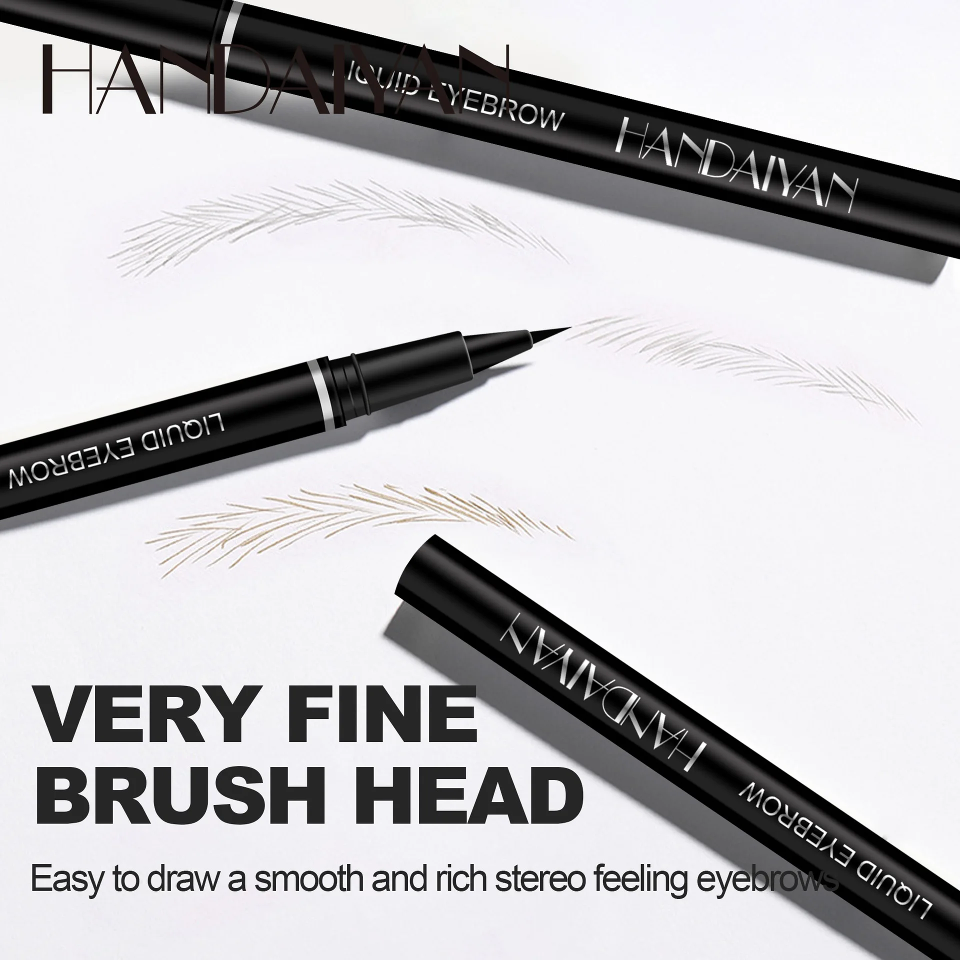 

5 Colors Very Fine Eyebrow Pencil Eyeliner Wild Water Eyebrow Pencil Liquid Eyeliner Long-Lasting Waterproof And Sweatproof
