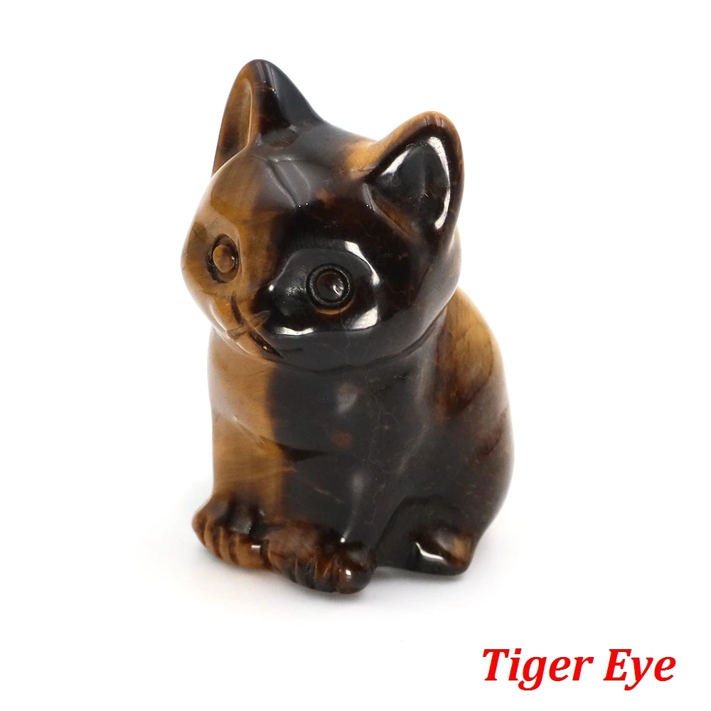 

Ручная статуя кота из камня