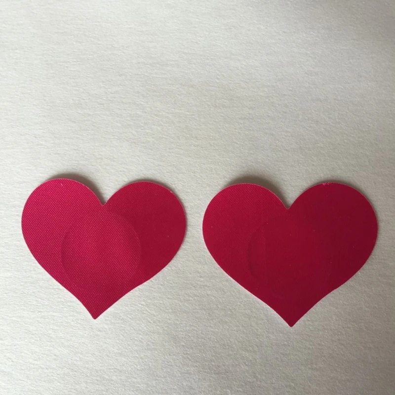 

E15E 5 пар накладок на грудь, клейких сосков, сексуальных женщин в форме сердца, одноразовых невидимых