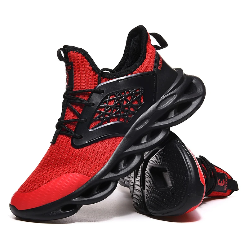 Men's Running Shoes Professional Outdoor Breathable Comfortable Fitness Shock absorption Trainer Sport Gym Sneaker 2019 Hot Sell