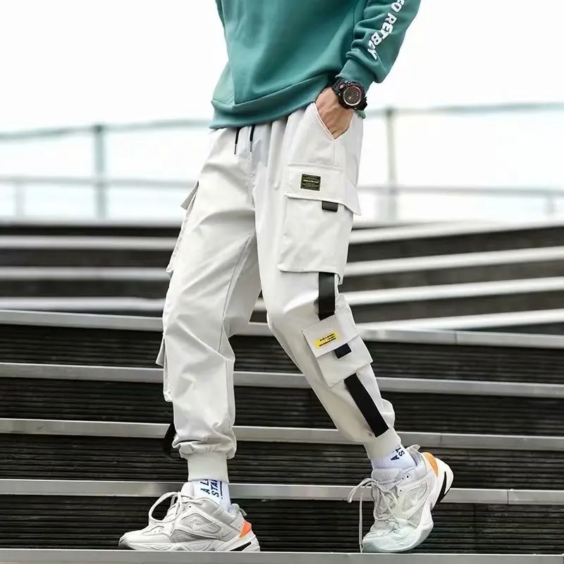 Streetwear Casual Jogger Pants Tactical Military Trousers Multi-Pocket Harajuku Man Cotton Sweatpants Men Cargo Pant Men Fashion images - 6
