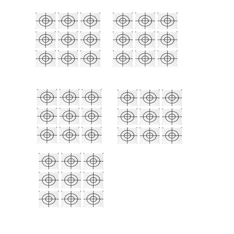 

500Pcs Prism Measurement Reflector Sheet Reflective Tape Target Total Station Tunnel Survey 40X40mm