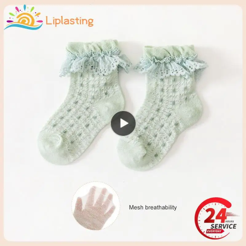 

1 шт., детские кружевные носки, на весну и осень