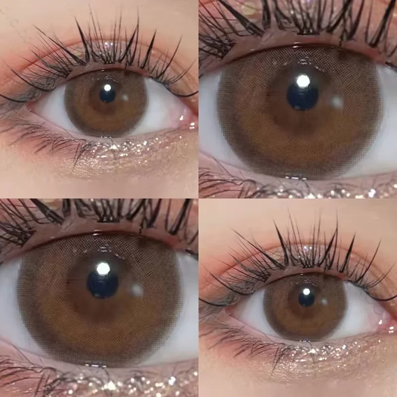 EYEYWISH-2 шт./пара натуральные линзы для зрачков серия коллагенов контактные глаз