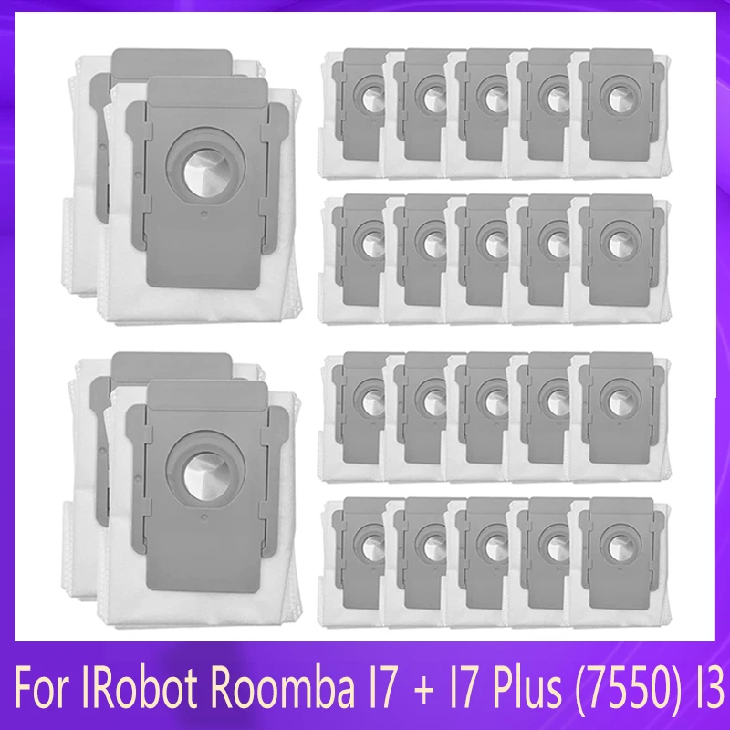 24Pcs Dust Bag For IRobot Roomba I & S Series I (7150) I7 + I7 Plus (7550) I3 + (3550) I6 + (6550) I8 + (8550) S9 Plus