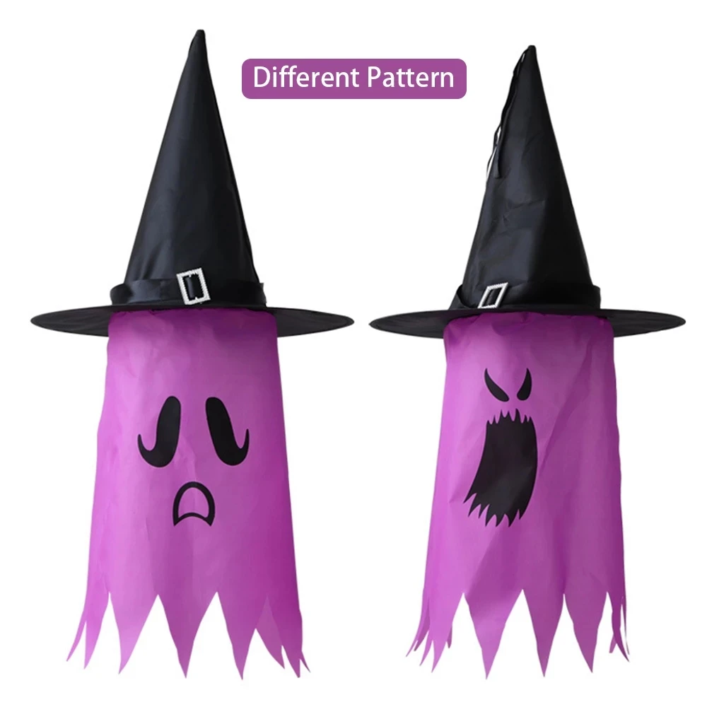 Хэллоуин СВЕТОДИОДНАЯ светящаяся шляпа ведьмы светящиеся головной убор для