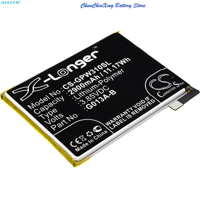 Аккумулятор Cameron Sino 2900 мАч G013A-B для Google G013A G013B Pixel 3