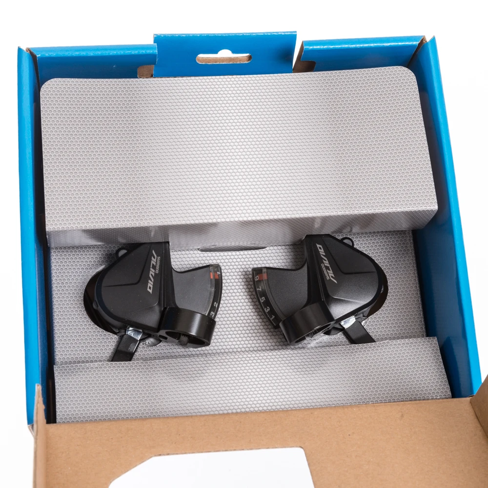 3X9S SL-M3100 OGD SHIMANO ALIVIO велосипедный, переключения Рычаг левый правый оптический механизм дисплей RAPIDFIRE PLUS SIS 3X9S SL-M3100 OGD SHIMANO ALIVIO велосипедный, переключения Рычаг левый правый оптический механизм дисплей RAPIDFIRE PLUS SIS