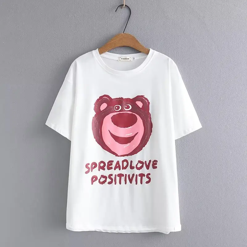 Женская футболка с коротким рукавом закрывающая живот летняя одежда для полных