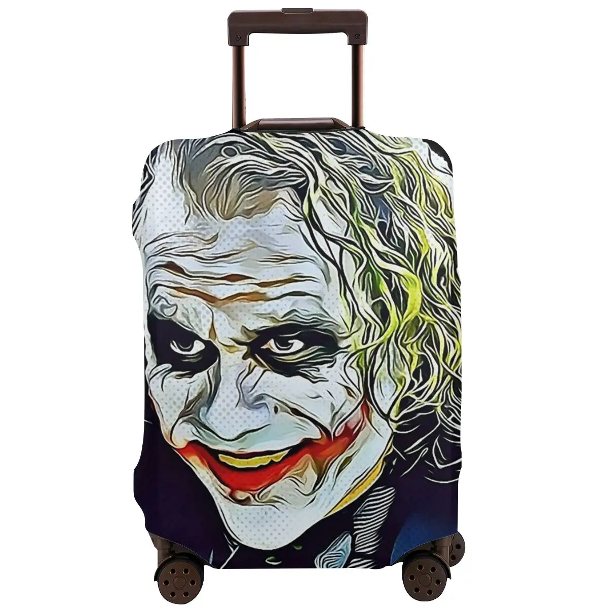 

Joker Painting Travel Luggage Protective Case Washable Suitcase Luggage Cover Thicken Anti-Scratch Cover Polyester Baggage