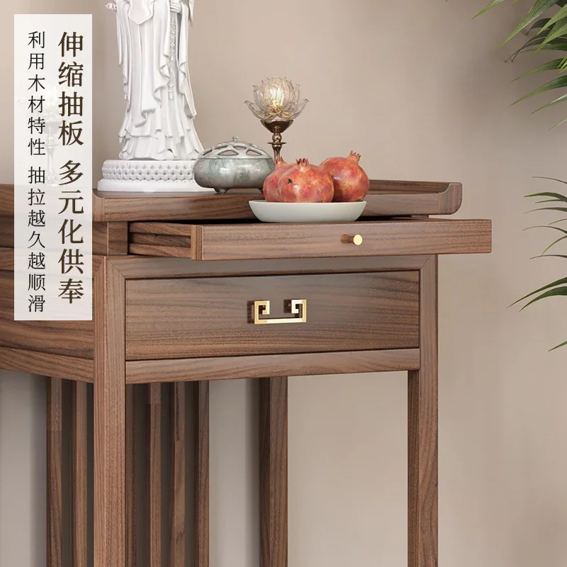 Новый китайский стол из черного ореха футляр для благовоний бытовой цельного