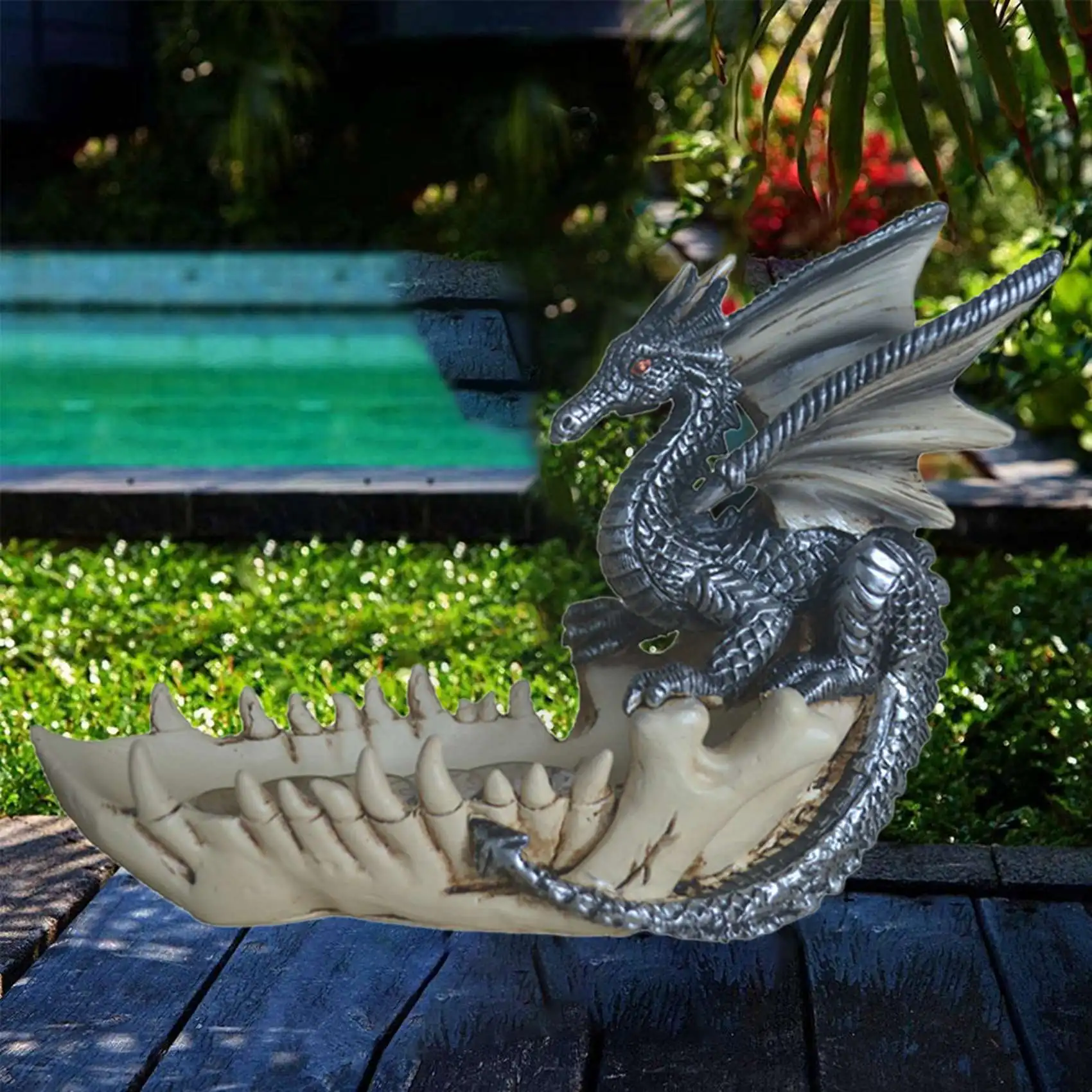 Скульптура Зен-медитация волшебное крыло статуя козы из каучука религиозные