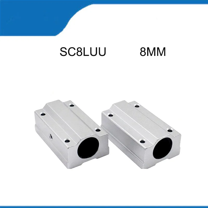 

SC8LUU (4PCS) 8MM High Quality Corrosion Resistlong type Linear Ball Bearing Block Router Slide Block Bushing SC8LUU