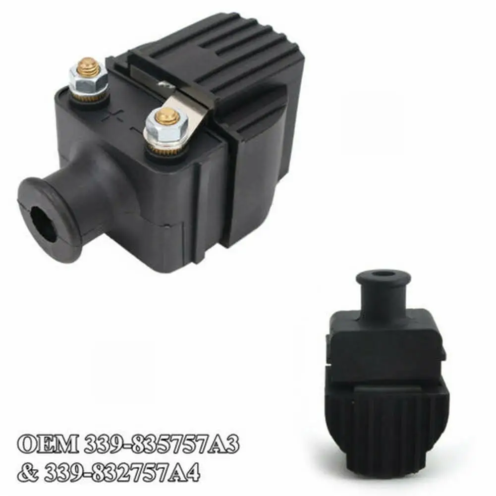 

None Ignition Coil Outboard Boat Boat Boat Parts Ignition Coil Outboard Engines Rubber + Metal 339-832757A4 Accessories