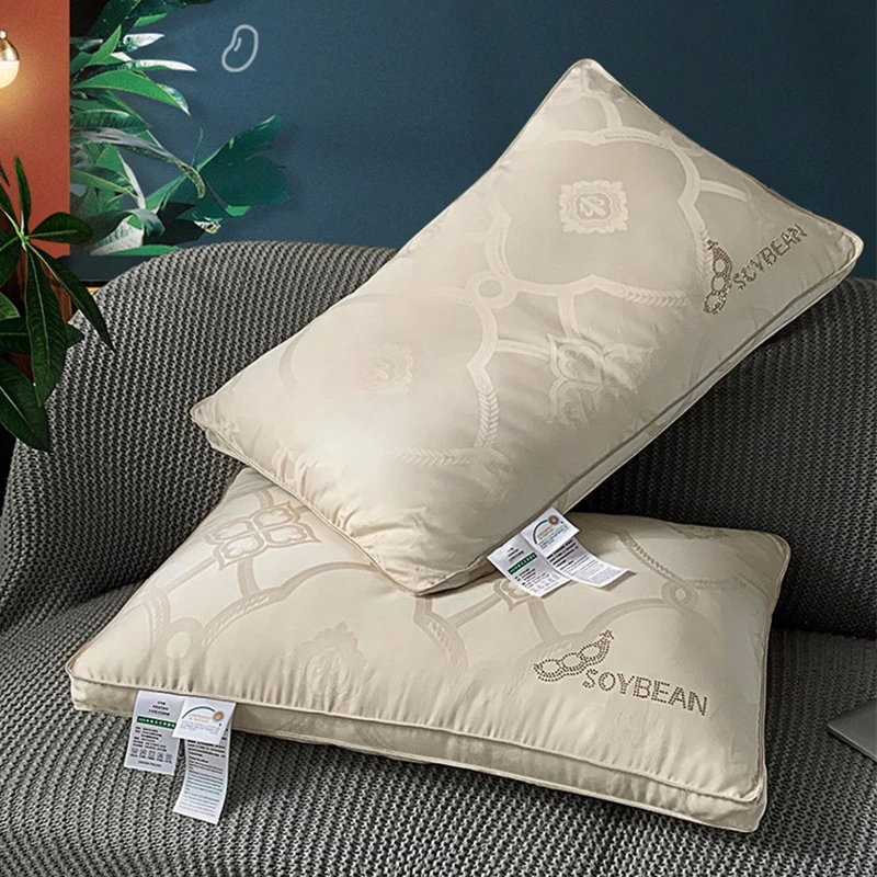 

Bedding Orthopedic Pillows for Sleeping Travesseiro Fluffy Soft Neck Support Pillow Inner Microfiber Health Cervical Neck Pillow