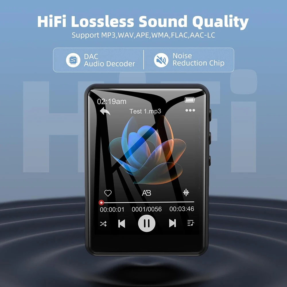 2 4-дюймовый сенсорный экран Bluetooth 5 4 MP3-плеер Встроенный динамик Hi-Fi Музыкальный