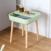 small sofa side coffee table nordic storage portable creative coffee table plastic square auxiliary meubles home furniture