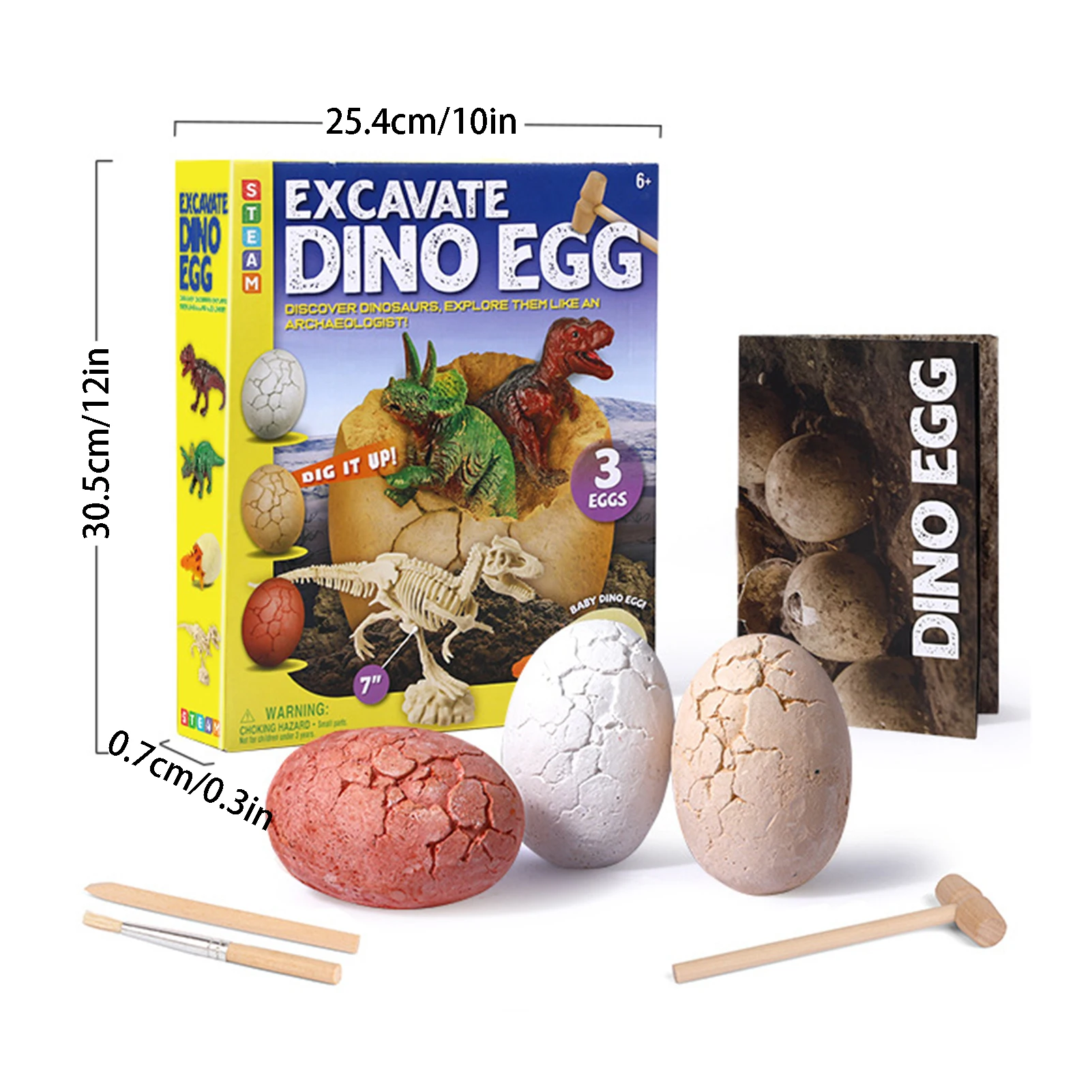 Dino Eggs Dig Kit Dinosaur Eggs Excavation Toy Kit Dinosaur Toys Dinosaur Eggs Excavation Toy Educational Science Dinosaur Toys images - 6