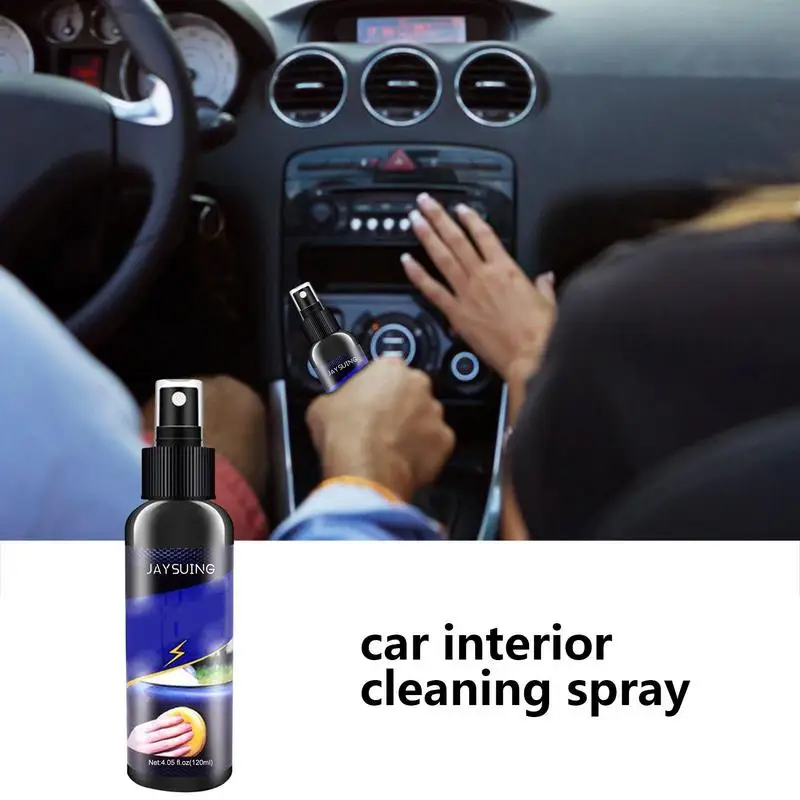 

Car Interior Cleaning Spray Fade Resistant Detergent Fast Cleaning Suitable For Fabric Canvas Leather Seat Care Agent And Home