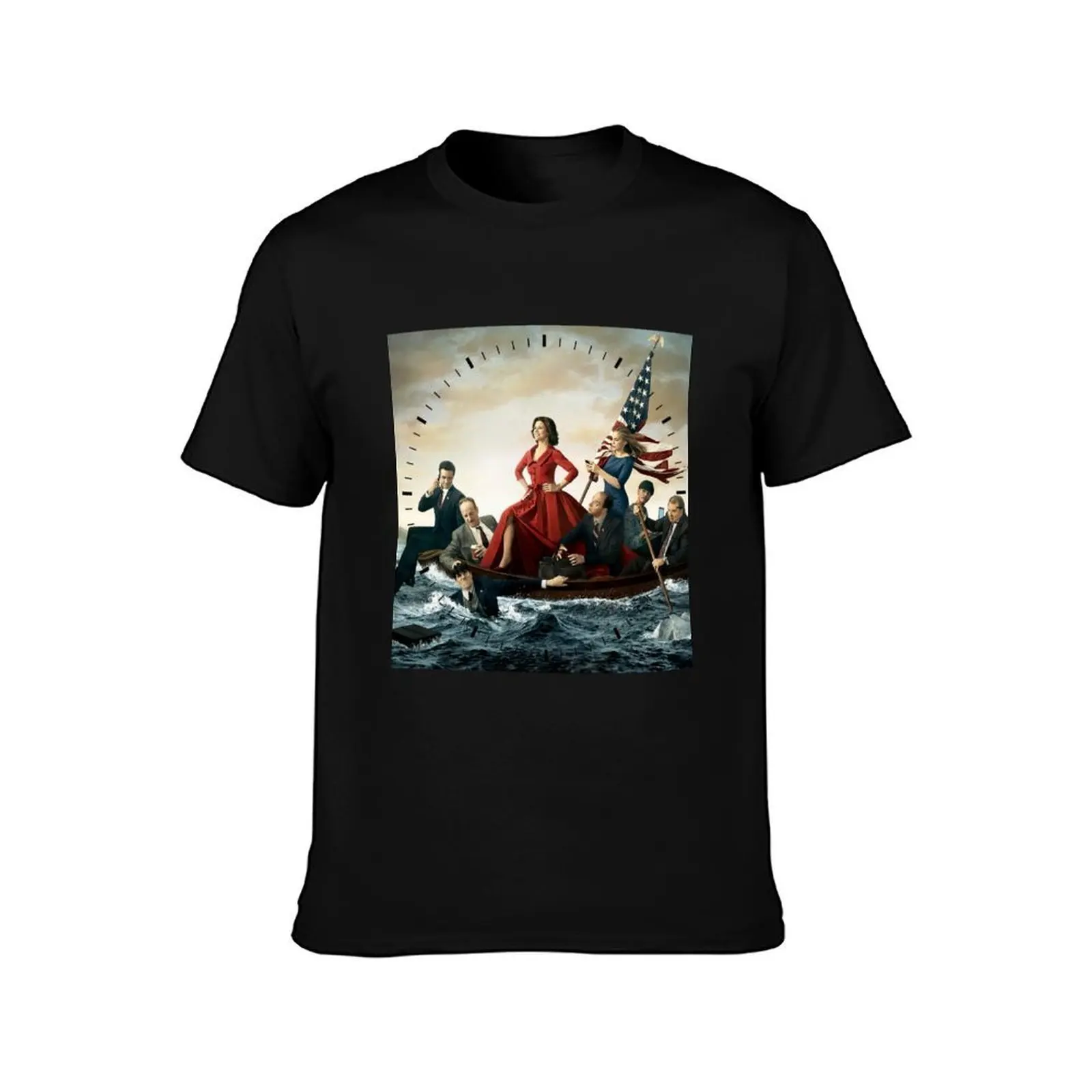 Фото Футболка Veep Clock T-Shirt стандартного кроя, однотонная №2