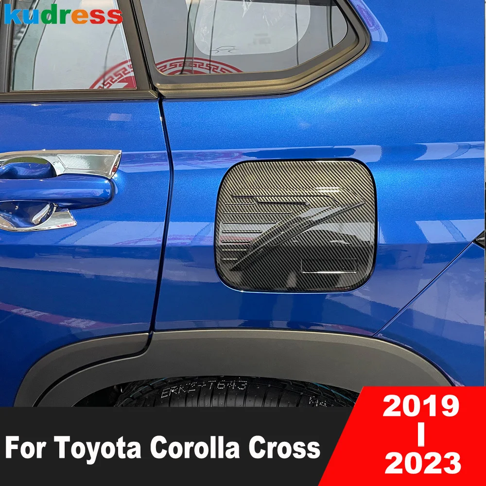 

Крышка автомобильного топливного бака для Toyota Corolla Cross 2019 2020 2021 2022 2023, крышка из углеродного волокна для масла и бензина, аксессуары