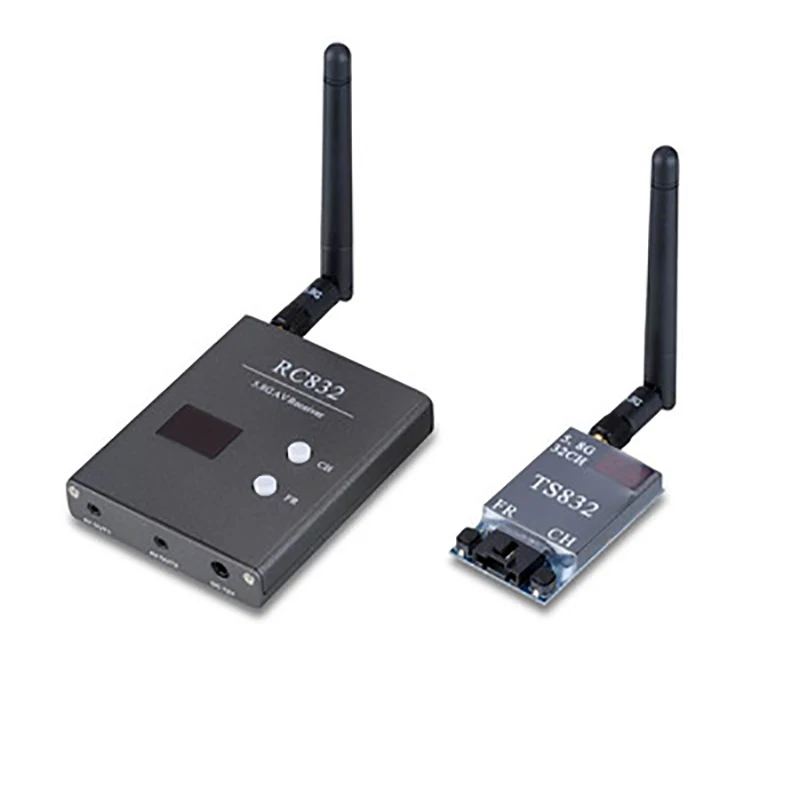 

5.8G 48CH 600mW 5km Wireless AV Transmitter TS832 5.8G 40CH Audio Video Receiver RC832 for RC FPV Multicopter Airplane Drones