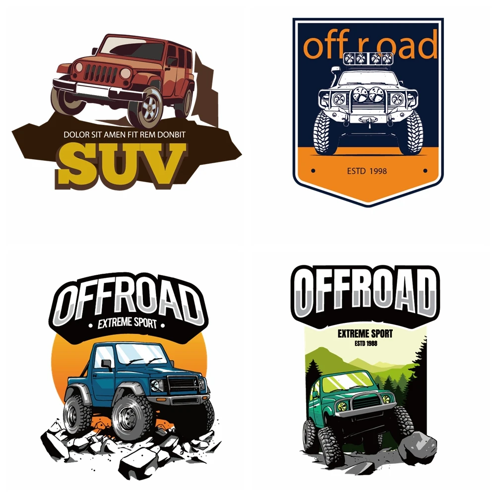 

Colorful Off Road Stickers For Jeep Car Sticker Auto Military Hood Graphic Body Fits Most Vehicles Print off road Decals