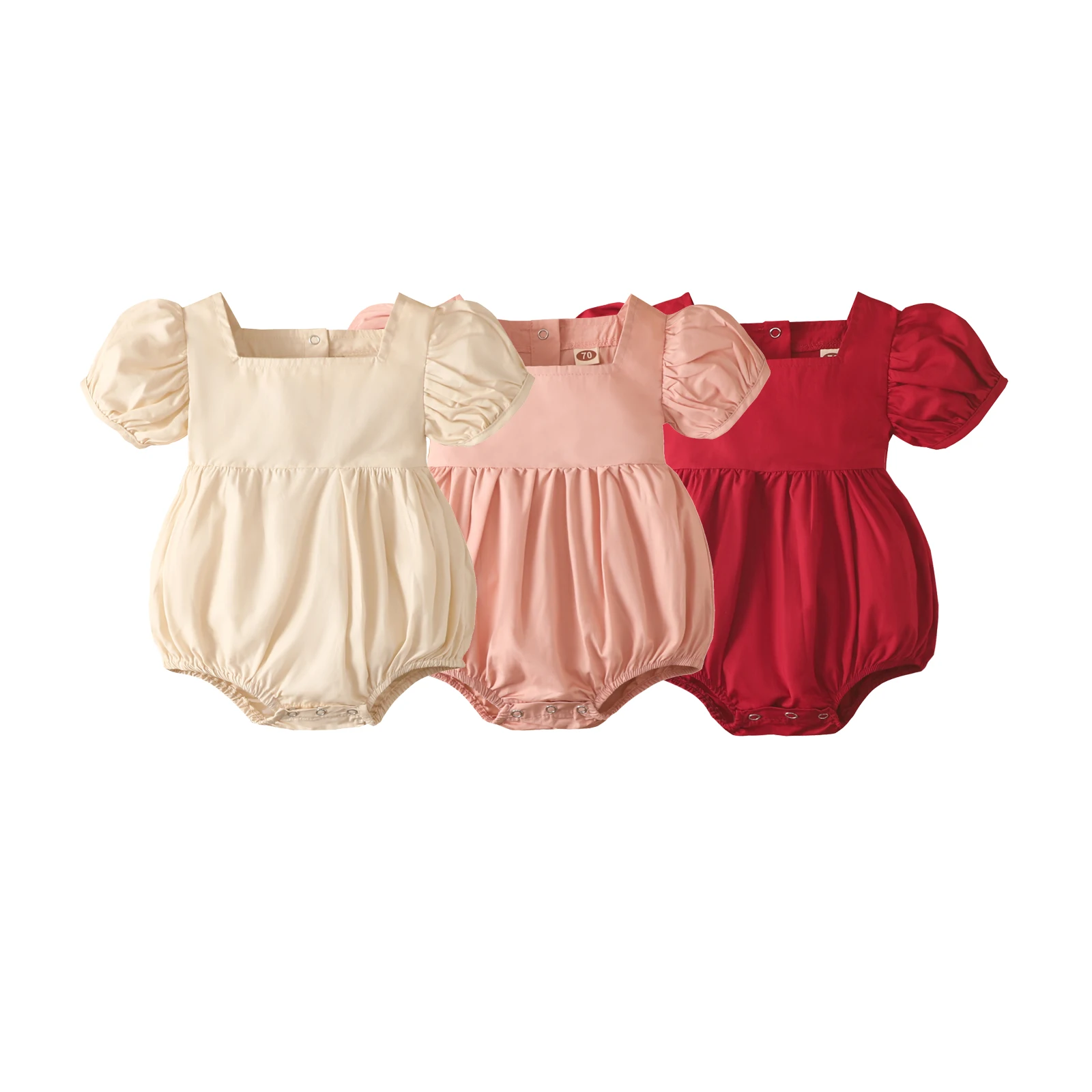 

Комбинезон Lioraitiin для новорожденных девочек 0-24 мес., 2022-03-09, милое боди с коротким рукавом и квадратным вырезом, Модный летний костюм