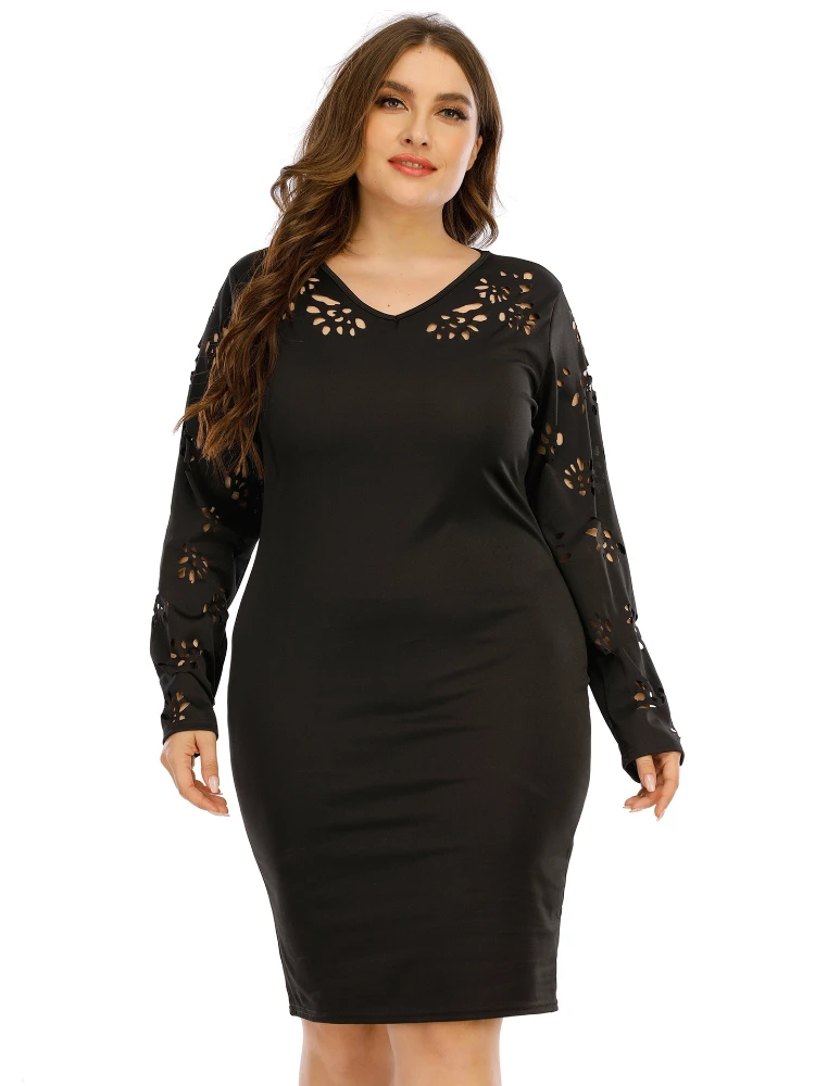 Рисунок 2 - Женское облегающее платье с цветочным принтом