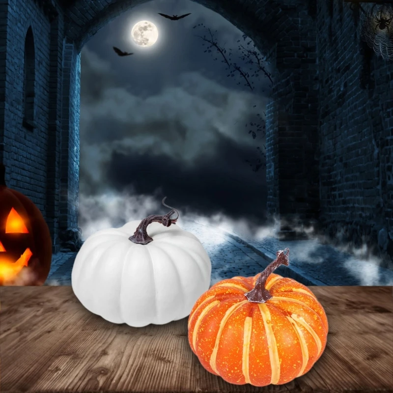 Хэллоуин Искусственные украшения из тыквы для вечеринки в честь Дня