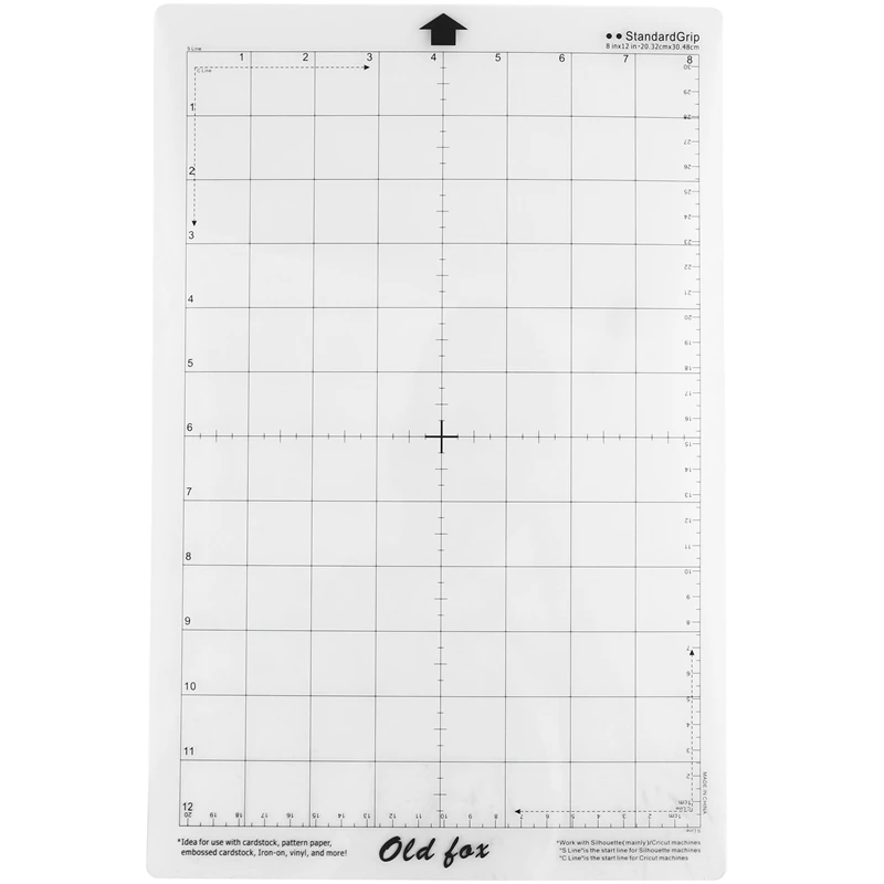 

15Pcs Replacement Cutting Mat Adhesive Mat With Measuring Grid 8 By 12-Inch For Silhouette Cameo Cricut Explore Plotter