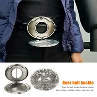 belt buckle beer holder camping picnic wine can holder metal heavy duty hand bag portable bottle buckle belt buckle beer holder