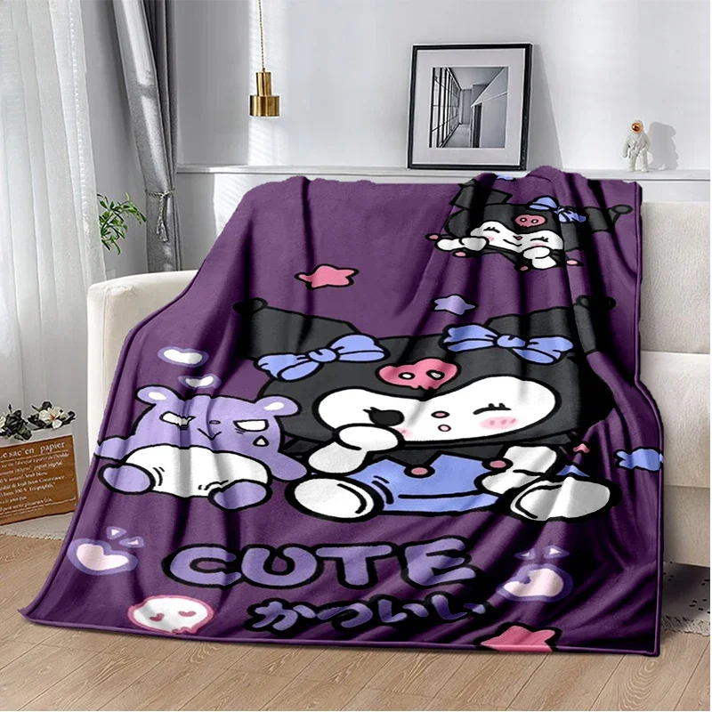 

Cartoon K-Kuromis Cute Blanket 3D Printing Cartoon Rabbit Soft and Comfortable Blanket Bedroom Living Room Sofa Beds Blankets