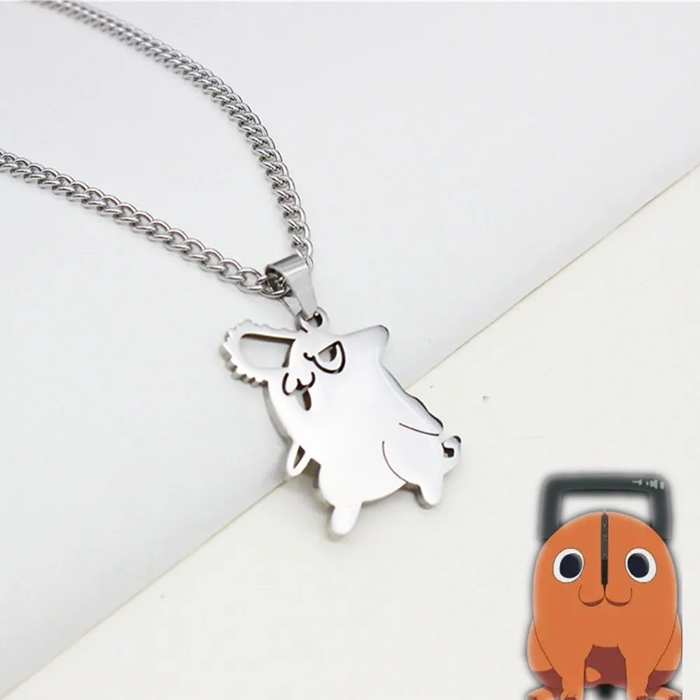 

Anime Chainsaw Man Cosplay Volkner Pochita Necklace Prop Unisex Triangle Pendant Choker Fashion Jewelry Accessories Gift