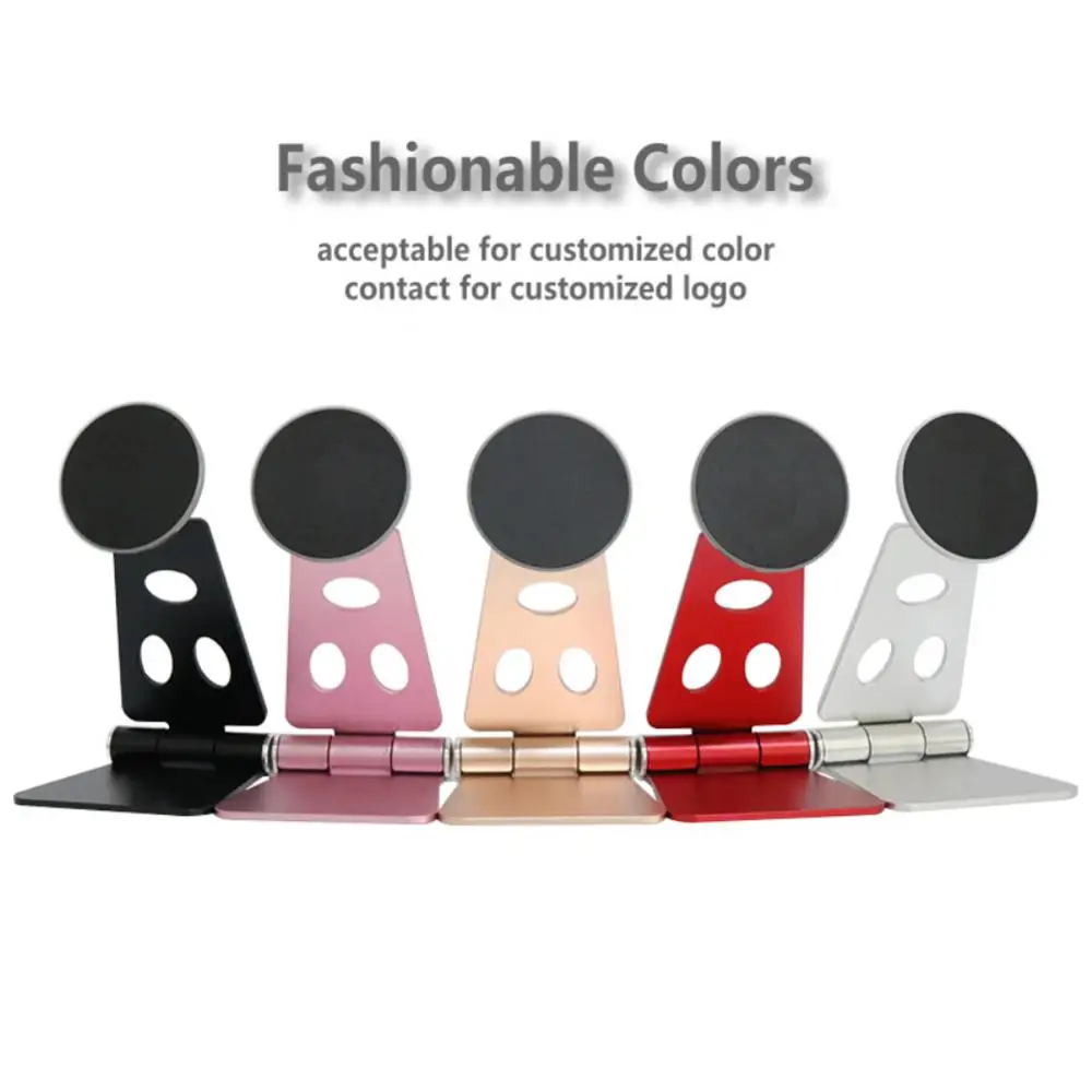 

New Portable Adjustable Magnet Phone Mount Tablet Bracket Universal Magnetic Desktop Phone For Apple Huawei Android Phone