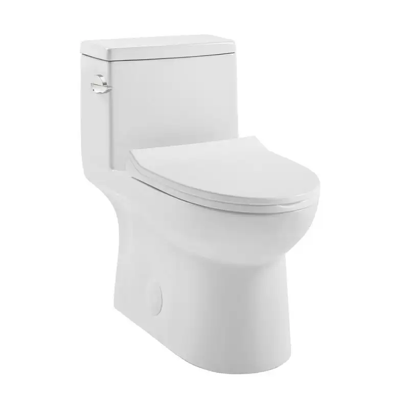 

One-Piece Elongated Left Side Flush Toilet 1.28 gpf