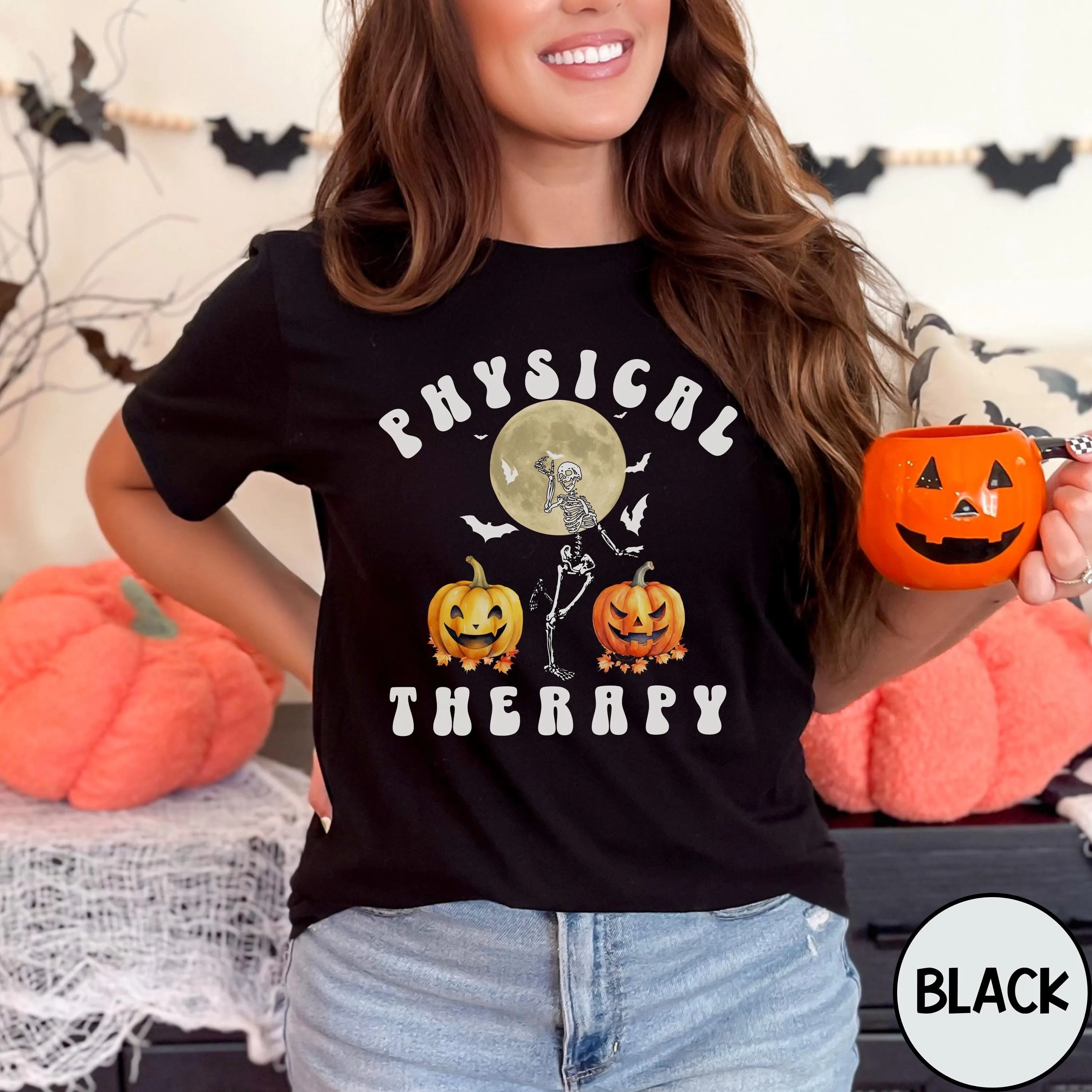 Футболка Pt на Хэллоуин Кошелек или лечение жуткая физиотерапия орто-житие