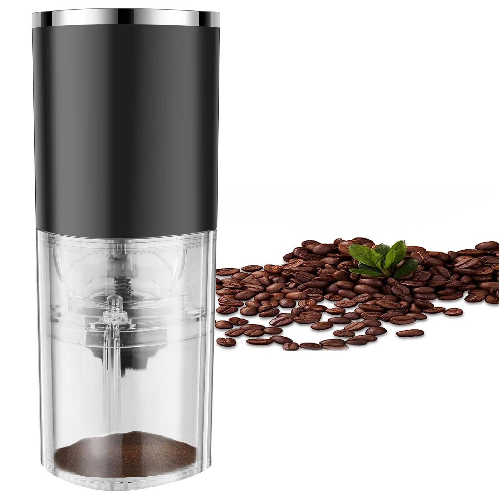 

New Electric Coffee Grinder 1200mAh Rechargeable Burr Coffee Grinder Adjustable Coarseness and Modes Coffee Grinder Mill with